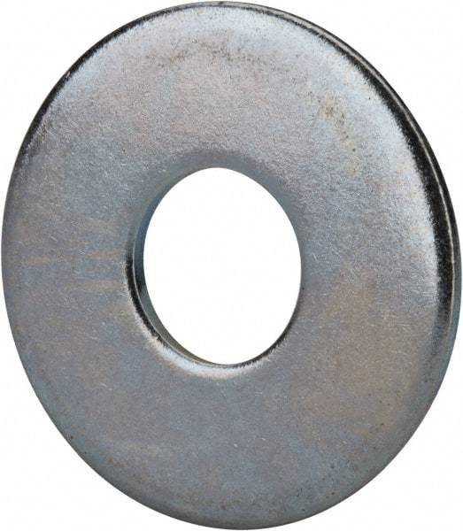 Value Collection - M20 Screw, Steel Fender Flat Washer - 22mm ID x 60mm OD, 4mm Thick, Zinc-Plated Finish - Best Tool & Supply