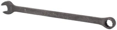 Paramount - 7mm 12 Point Offset Combination Wrench - 15° Offset Angle, 5-5/64" OAL, Chrome Vanadium Steel, Black Finish - Best Tool & Supply