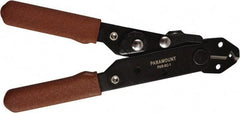 Paramount - 24 to 10 AWG Capacity Wire Stripper - 5" OAL, Plastic Dipped Handle - Best Tool & Supply