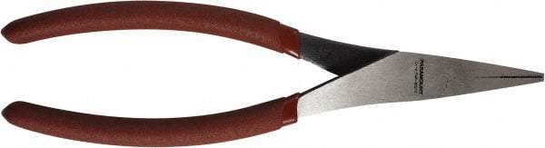 Paramount - 8" OAL, 1-9/16" Jaw Length x 5/8" Jaw Width, Duckbill Pliers - Serrated Jaw, Plastic Dipped Handles - Best Tool & Supply