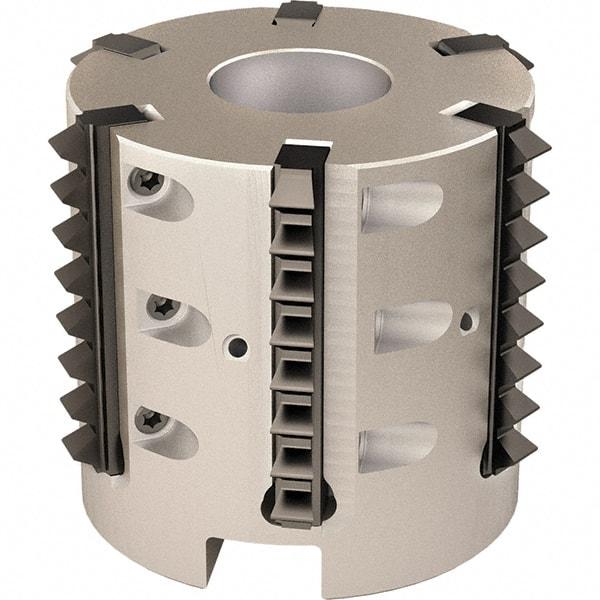 Vargus - 2.084" Cut Diam, 7.874" Max Depth of Cut, 3/4" Arbor Hole Diam, Internal/External Indexable Thread Mill - Insert Style 41B, 5 Inserts, Toolholder Style RTMC-D, 2" OAL - Best Tool & Supply