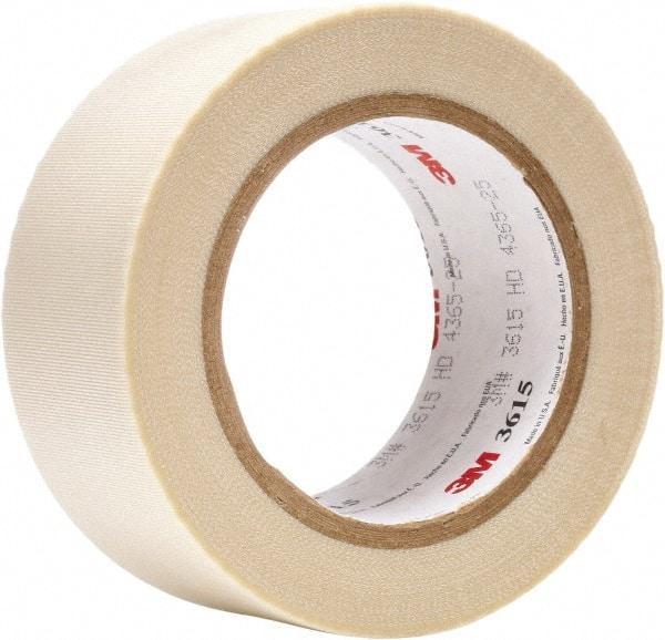 3M - 36 Yd Long x 2" Wide, White Silicone Glass Cloth Tape - Best Tool & Supply