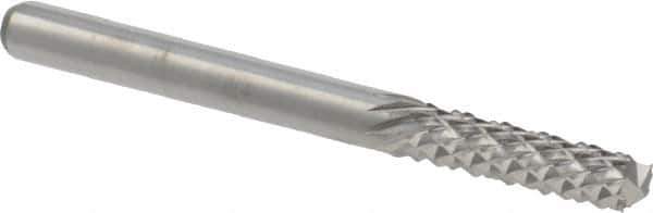 M.A. Ford - 1/8" Diam, 1/2" LOC, End Mill End, Solid Carbide Diamond Pattern Router Bit - 1-1/2" OAL, 1/8" Shank Diam - Best Tool & Supply