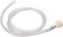 Unger - 6' Long Water Hose - 1" Diam, Plastic, Hot Water Compatible, All Season, Clear - Best Tool & Supply