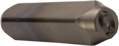 C.H. Hanson - 5/8" Character Size, Q Character, Heavy Duty Individual Steel Stamp - Best Tool & Supply