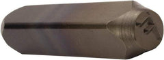 C.H. Hanson - 5/8" Character Size, F Character, Heavy Duty Individual Steel Stamp - Best Tool & Supply