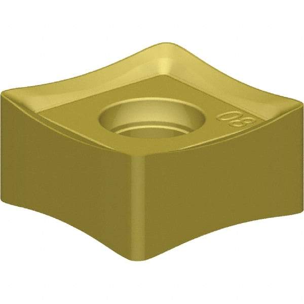 Kennametal - SNHJ31252 LD Grade KC520M Carbide Milling Insert - TiAlN Finish, 0.157" Thick, 10mm Inscribed Circle, 1/32" Corner Radius - Best Tool & Supply