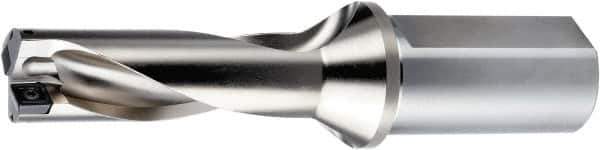 OSG - 17.5mm Diam, Indexable Insert Drill - 2 Inserts, 25mm Shank Diam, Straight Shank - Best Tool & Supply