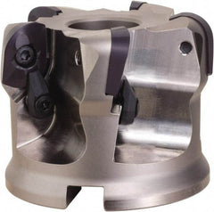 OSG - 6 Inserts, 4.921" Cutter Diam, 0.118" Max Depth of Cut, Indexable High-Feed Face Mill - 1.575" Arbor Hole Diam, 2.48" High, DFR20R125M40.0-06 Toolholder, ADMT20.. Inserts, Series PHOENIX-PDR - Best Tool & Supply