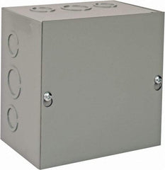 nVent Hoffman - Steel Junction Box Enclosure Screw Flat Cover - NEMA 1, 6" Wide x 6" High x 4" Deep - Best Tool & Supply