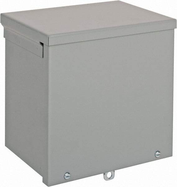 nVent Hoffman - Steel Junction Box Enclosure Screw Flat Cover - NEMA 3R, 8" Wide x 8" High x 6" Deep - Best Tool & Supply