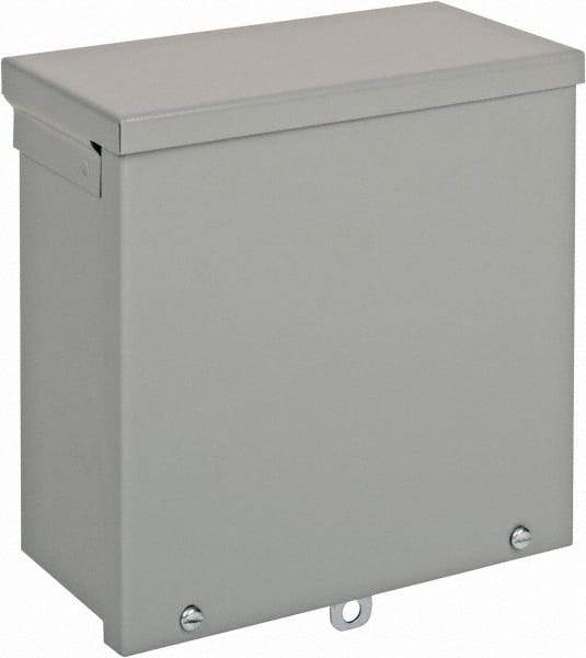 nVent Hoffman - Steel Junction Box Enclosure Screw Flat Cover - NEMA 3R, 8" Wide x 8" High x 4" Deep - Best Tool & Supply