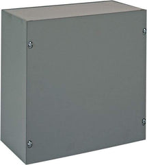 nVent Hoffman - Steel Junction Box Enclosure Screw Flat Cover - NEMA 1, 12" Wide x 12" High x 6" Deep - Best Tool & Supply