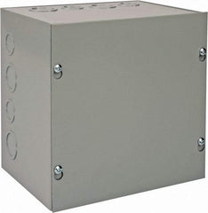 nVent Hoffman - Steel Junction Box Enclosure Screw Flat Cover - NEMA 1, 8" Wide x 8" High x 6" Deep - Best Tool & Supply