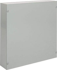 nVent Hoffman - Steel Junction Box Enclosure Screw Flat Cover - NEMA 1, 18" Wide x 18" High x 4" Deep - Best Tool & Supply