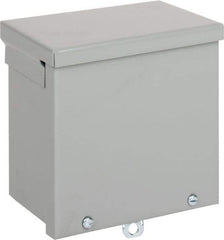 nVent Hoffman - Steel Junction Box Enclosure Screw Flat Cover - NEMA 3R, 6" Wide x 6" High x 4" Deep - Best Tool & Supply