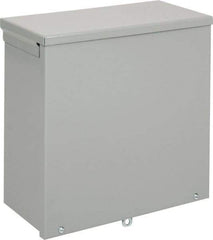 nVent Hoffman - Steel Junction Box Enclosure Screw Flat Cover - NEMA 3R, 12" Wide x 12" High x 6" Deep - Best Tool & Supply