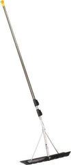 True Temper - 18 Inch Wide Blade x 6 Inch High Blade Roof Rake - 204 Inch Long Aluminum, Telescopic Handle - Best Tool & Supply