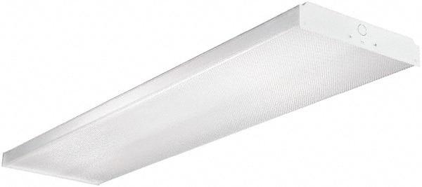 Cooper Lighting - 2 Lamp, 2 Ft. Long, 17 Watt, Surface Mounted, Fluorescent Lamp Wraparound Light Fixture - 120-277 Volt, Electronic Ballast - Best Tool & Supply