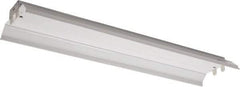 Cooper Lighting - 2 Lamps, 32 Watts, Fluorescent, Low Bay Fixture - 48" Long x 4-5/8" High x 12" Wide, 120-277 Volt, Steel Housing - Best Tool & Supply