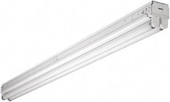 Cooper Lighting - 1 Lamp, 40 Watt, Fluorescent Strip Light - Suspended, 120/277 Volt, 48" Long x 2-3/4" Wide x 3-5/16" High - Best Tool & Supply