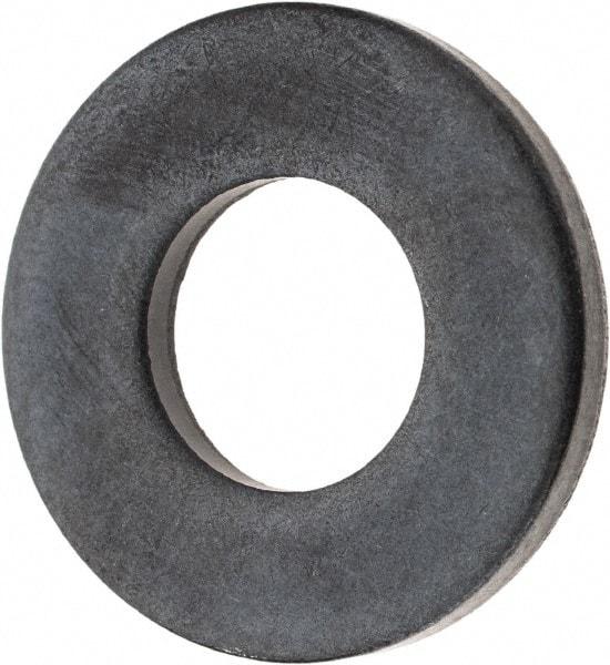 TE-CO - 1/2" Screw, Grade 1010 Steel Standard Flat Washer - 17/32" ID x 1-1/8" OD, 1/8" Thick, Black Oxide Finish - Best Tool & Supply