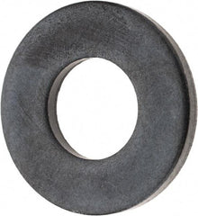 TE-CO - 1/2" Screw, Grade 1010 Steel Standard Flat Washer - 17/32" ID x 1-1/8" OD, 1/8" Thick, Black Oxide Finish - Best Tool & Supply