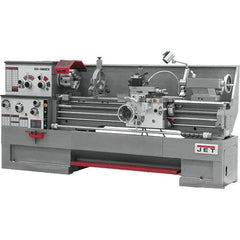 Jet - 18" Swing, 60" Between Centers, 230/460 Volt, Triple Phase Engine Lathe - 5MT Taper, 7-1/2 hp, 25 to 1,800 RPM, 3-1/8" Bore Diam - Best Tool & Supply