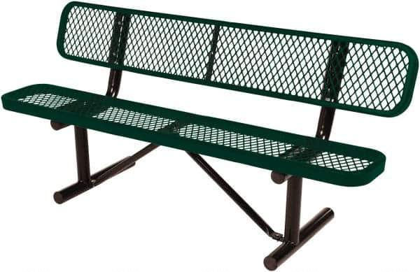 Vestil - 8' Long x 20" Wide, Steel Bench Seat - Best Tool & Supply