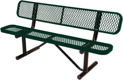 Vestil - 8' Long x 20" Wide, Steel Bench Seat - Best Tool & Supply