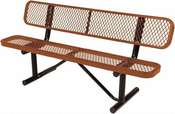 Vestil - 8' Long x 20" Wide, Steel Bench Seat - Best Tool & Supply