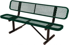 Vestil - 6' Long x 20" Wide, Steel Bench Seat - Best Tool & Supply