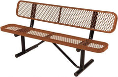 Vestil - 6' Long x 20" Wide, Steel Bench Seat - Best Tool & Supply