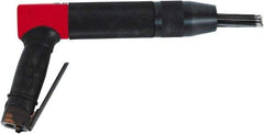 Chicago Pneumatic - 2,400 BPM, 0.92" Bore Diam, Pneumatic Pistol Grip Needle Scaler - 7" Needle Length, 4.2 CFM, 90 psi, 1/4 NPT Inlet - Best Tool & Supply