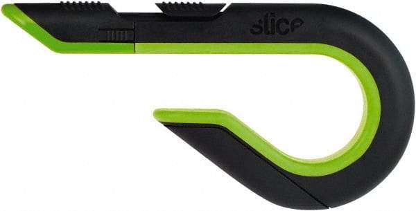 Slice - Retractable Utility Knife - Black & Green Non-Slip Comfort Handle, 1 Blade Included - Best Tool & Supply