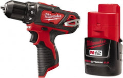 Milwaukee Tool - 12V 3/8" Pistol Grip Cordless Drill - Best Tool & Supply