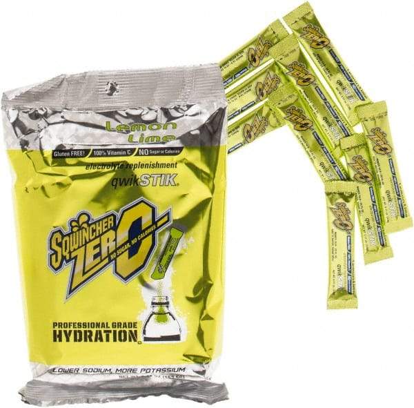 Sqwincher - 0.11 oz Packet Sugar Free Lemon-Lime Activity Drink - Powdered, Yields 20 oz - Best Tool & Supply