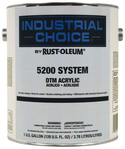 Rust-Oleum - 1 Gal Masstone Flat Finish Acrylic Enamel Paint - Interior/Exterior, Direct to Metal, <250 gL VOC Compliance - Best Tool & Supply