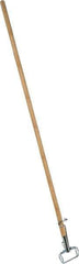 PRO-SOURCE - 60" Standard Wood Quick Connect Mop Handle - Metal Connector, Use with Wet Mops - Best Tool & Supply