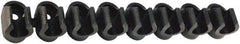 Legris - 5/16 Hose OD, Clip Strip - Black, 7 Slots, 3-5/16" OAL, For Use With Tubes - Best Tool & Supply