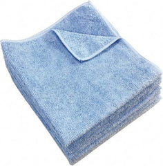 PRO-SOURCE - Reusable Microfiber Wipes - 14" x 14" Sheet Size, Blue - Best Tool & Supply