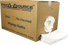 PRO-SOURCE - 12 Inch Long x 20 Inch Wide Virgin Cotton Diaper Rags - White, Lint Free, 25 Lbs. at 2 to 4 per Pound, Box - Best Tool & Supply