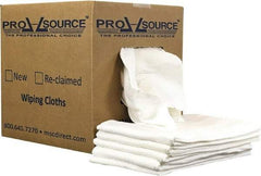 PRO-SOURCE - 12 Inch Long x 20 Inch Wide Virgin Cotton Diaper Rags - White, Lint Free, 5 Lbs. at 2 to 4 per Pound, Box - Best Tool & Supply