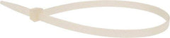 Value Collection - 14-1/2" Long Natural (Color) Nylon Standard Cable Tie - 120 Lb Tensile Strength, 106mm Max Bundle Diam - Best Tool & Supply