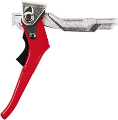 Bessey - 1,450 Lb Clamping Pressure, Steel, Ratcheting Handle, SLV Bar & Pipe Clamping Arm - 4-3/4" Throat Depth - Best Tool & Supply