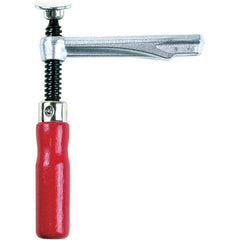 Bessey - 2,000 Lb Clamping Pressure, Steel, Straight Handle, SLV Bar & Pipe Clamping Arm - 5-1/2" Throat Depth - Best Tool & Supply