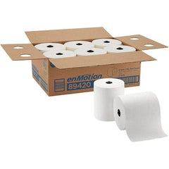 Georgia Pacific - Hard Roll of 1 Ply White Paper Towels - 8-1/4" Wide, 700' Roll Length - Best Tool & Supply