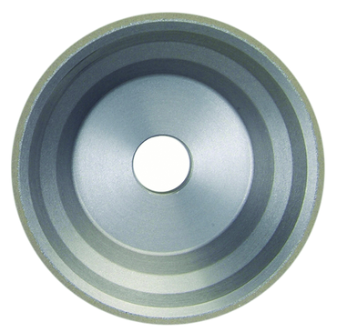 3-3/4 x 1-1/2 x 1-1/4" - 1/16" Abrasive Depth - 150 Grit - Type 11V9 Diamond Flaring Cup Wheel - Best Tool & Supply