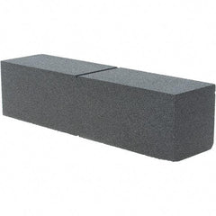 Made in USA - 80 Grit Silicon Carbide Rectangular Roughing Stone - Hard Grade, 2" Wide x 8" Long x 2" Thick - Best Tool & Supply