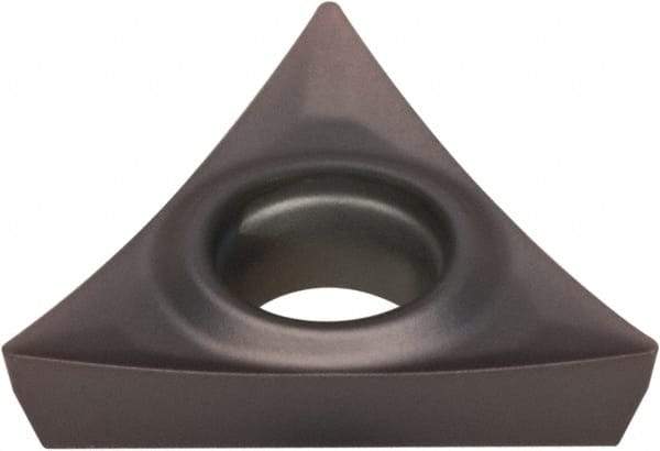 Kennametal - TPGT32.50.5 HP Grade KCU10 Carbide Turning Insert - AlTiN Finish, 60° Triangle, 3/8" Inscr Circle, 5/32" Thick, 0.008" Corner Radius - Best Tool & Supply